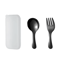 TrailMate Mini Portable Spoon And Fork Set Stainless Steel Outdoor Cutlery 3