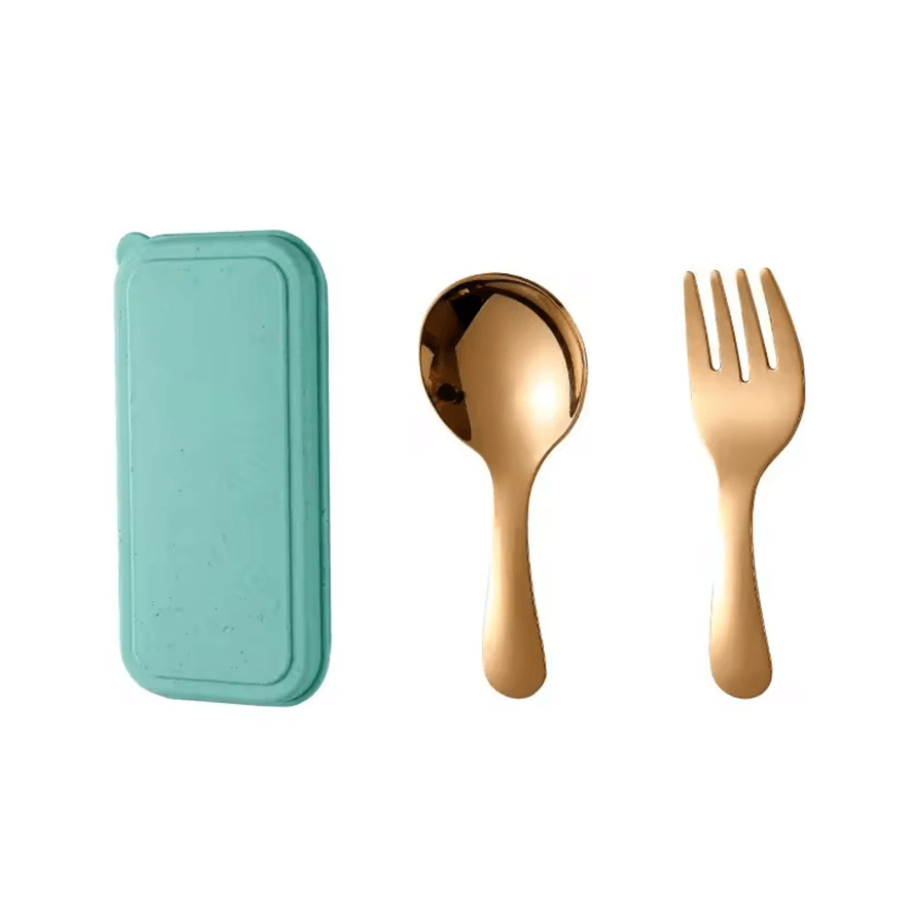 TrailMate Mini Portable Spoon And Fork Set Stainless Steel Outdoor Cutlery 5