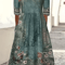 Summer Breeze Bohemian Maxi Dress With Short Sleeves 6