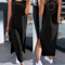 Summer Sleeveless Casual Midi Dress With Side Slit 1