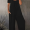 EasyFlow Plus Size Womens Summer Jumpsuit With Pockets 1
