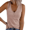 BreezyStyle Womens Button Down V Neck Tank Top 2