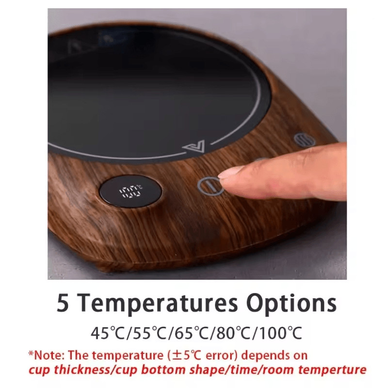 WarmBrew Electric Mug Warmer With Adjustable Temperature And Auto Shut Off 2