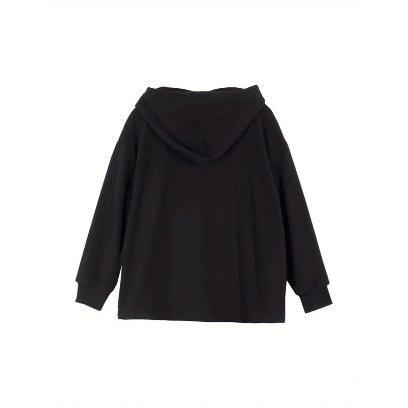 CozyLayer Plus Size Womens Fleece Zip Up Hooded Jacket 2