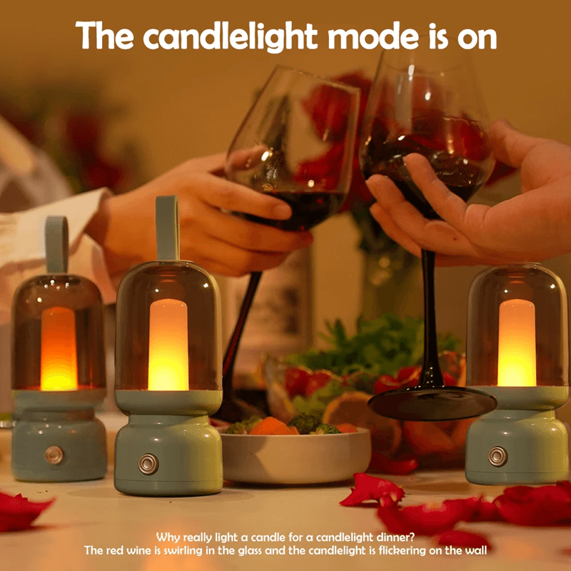 GlowHaven Rechargeable Retro Lantern Night Light 1