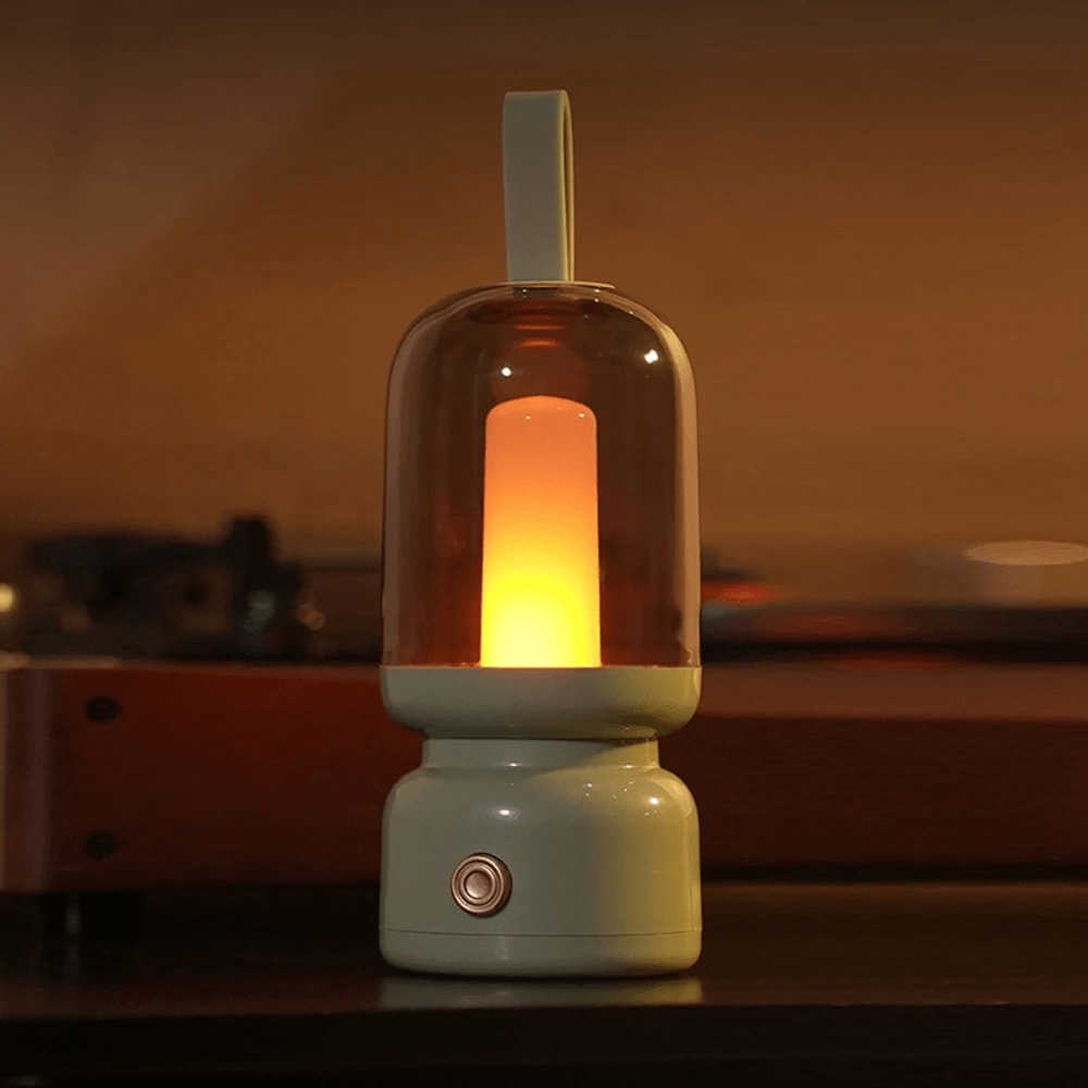 GlowHaven Rechargeable Retro Lantern Night Light 4