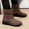 Womens Platform Waterproof Snow Boots Warm Plush Winter Ankle Shoes 2