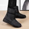 Womens Platform Waterproof Snow Boots Warm Plush Winter Ankle Shoes 3