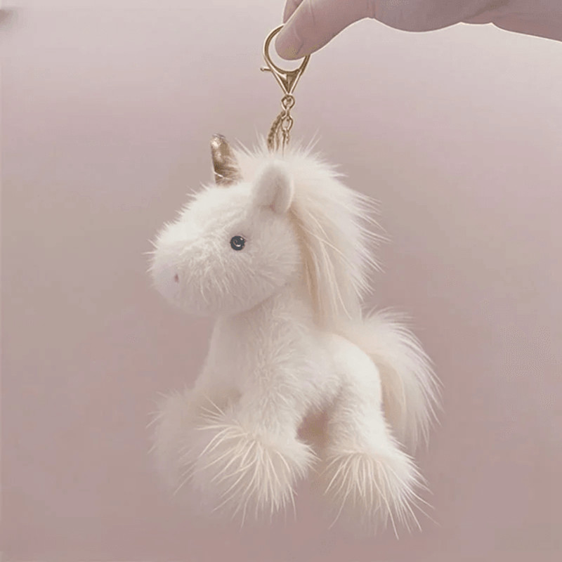 Unicorn Plush Keychain Cute Stuffed Animal Toy For Kids Bags And Decor 3