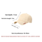 Unisex Beige Baseball Cap Casual Adjustable Summer Hat 1