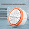 Portable Mini Washing Machine With Turbine Rotation And Timer 0