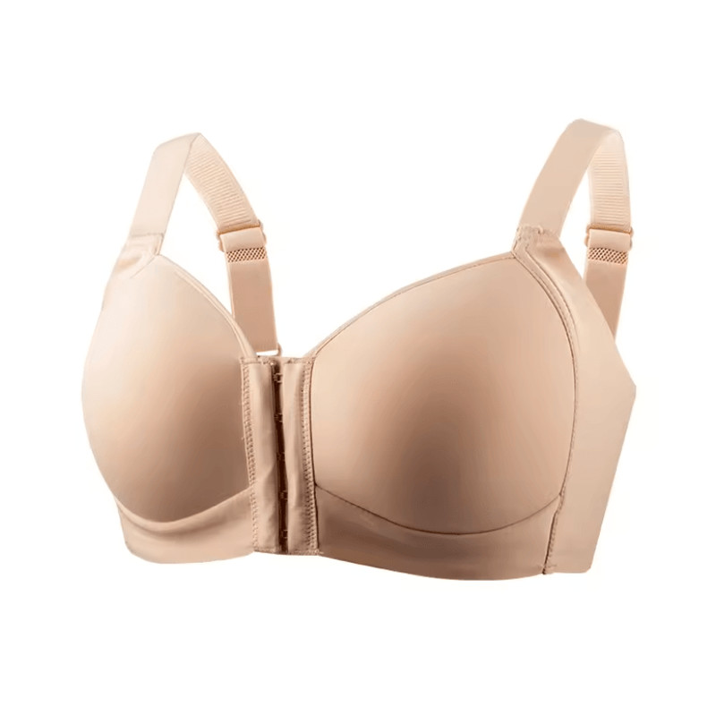 Front Closure Wireless Bralette Plus Size Seamless Comfort Bra 3