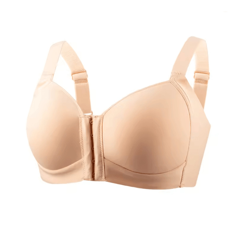 Front Closure Wireless Bralette Plus Size Seamless Comfort Bra 4