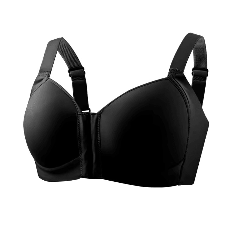 Front Closure Wireless Bralette Plus Size Seamless Comfort Bra 5