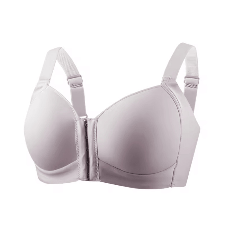 Front Closure Wireless Bralette Plus Size Seamless Comfort Bra 6