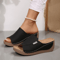 Summer Wedge Slippers For Women Open Toe Comfortable Fashion Sandals 1