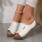 Summer Wedge Slippers For Women Open Toe Comfortable Fashion Sandals 4
