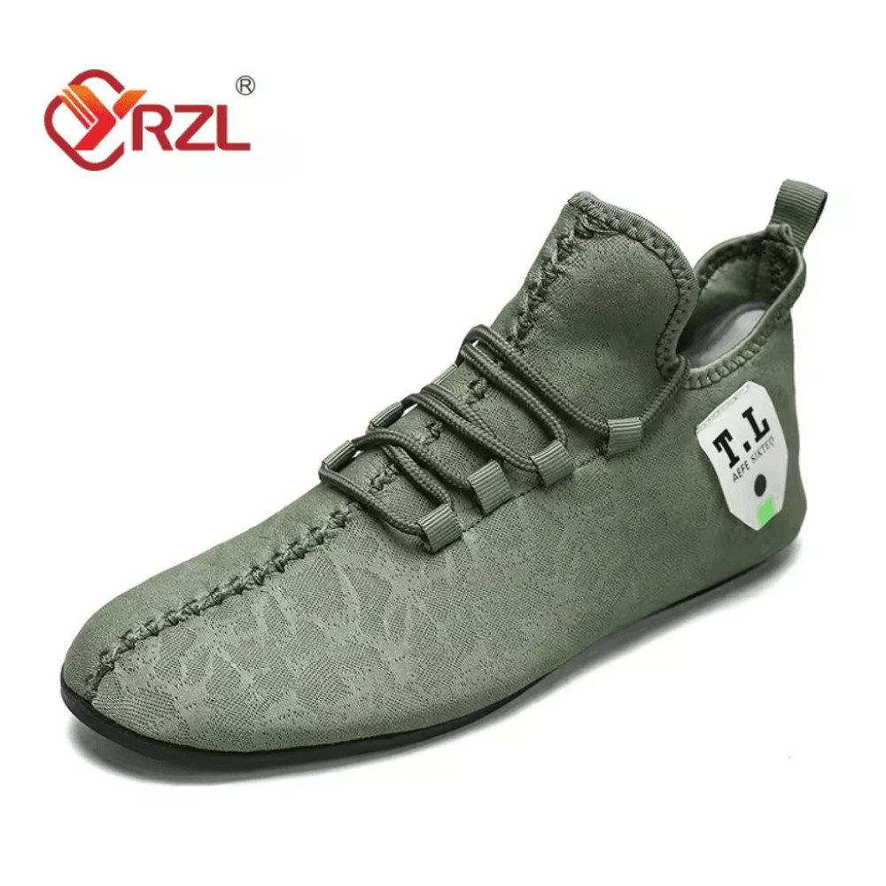 Mens Breathable Mesh Loafers Non Slip Casual Driving Shoes 2