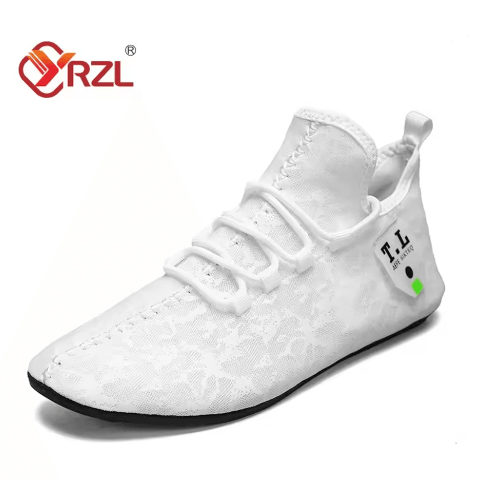 Mens Breathable Mesh Loafers Non Slip Casual Driving Shoes 4