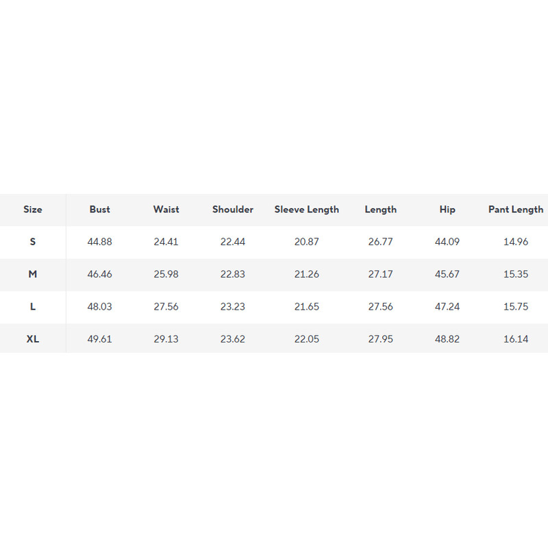 Womens Cotton Two Piece Set With Long Sleeve Shirt And Shorts 7