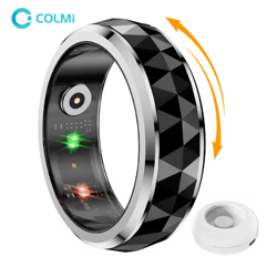 colmi r11 smart ring with sleep monitor and fidget spinner design