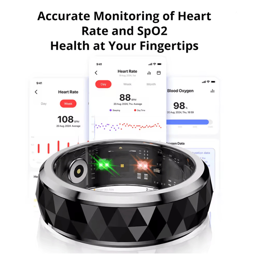 Colmi R11 Smart Ring With Sleep Monitor And Fidget Spinner Design 3