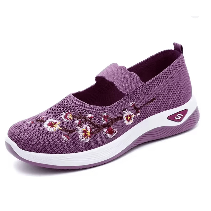 Womens Casual Flat Shoes Lightweight Summer Walking Sneakers 4