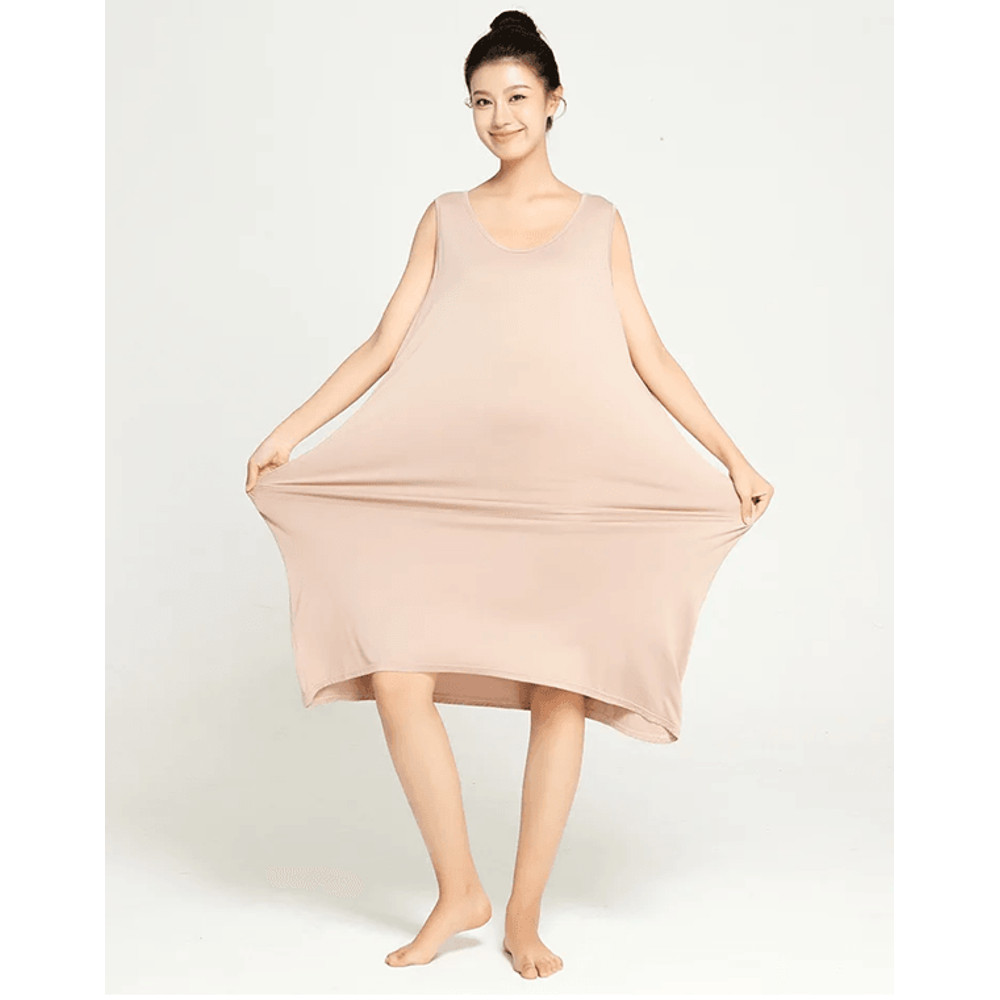 Plus Size Womens Nightgown Long Summer Sleepwear Lounge Dress 1