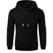 Mens Oversized Hoodie Casual Zip Up Sweatshirt 1