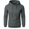 Mens Oversized Hoodie Casual Zip Up Sweatshirt 2