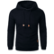 Mens Oversized Hoodie Casual Zip Up Sweatshirt 7