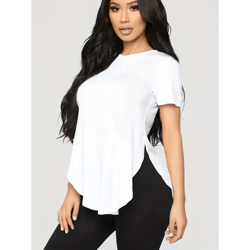 Plus Size Womens Graphic T Shirt Casual Short Sleeve Top 4