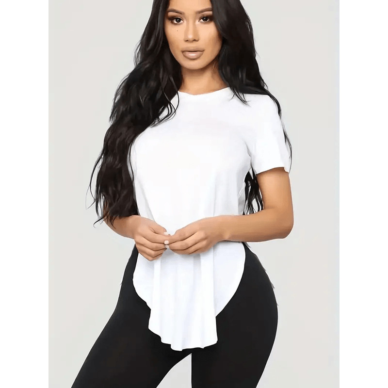 Plus Size Womens Graphic T Shirt Casual Short Sleeve Top 5