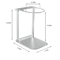 Foldable Aluminum Coffee Drip Holder Portable Espresso Support Stand 3