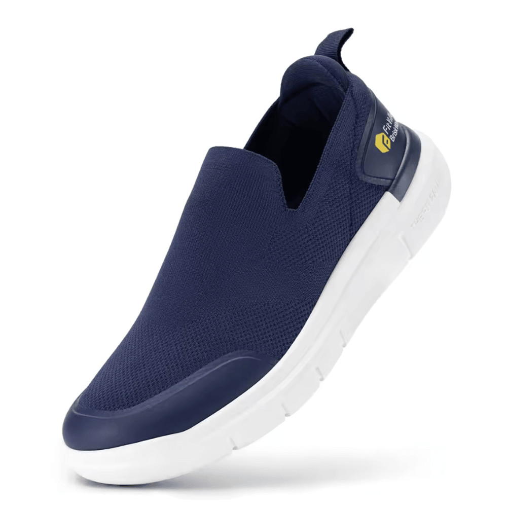 FitVille Mens Extra Wide Walking Shoes For Plantar Fasciitis And Foot Pain Relief 4