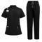 Professional Women Scrub Set Medical Uniform With Pants And Top 0