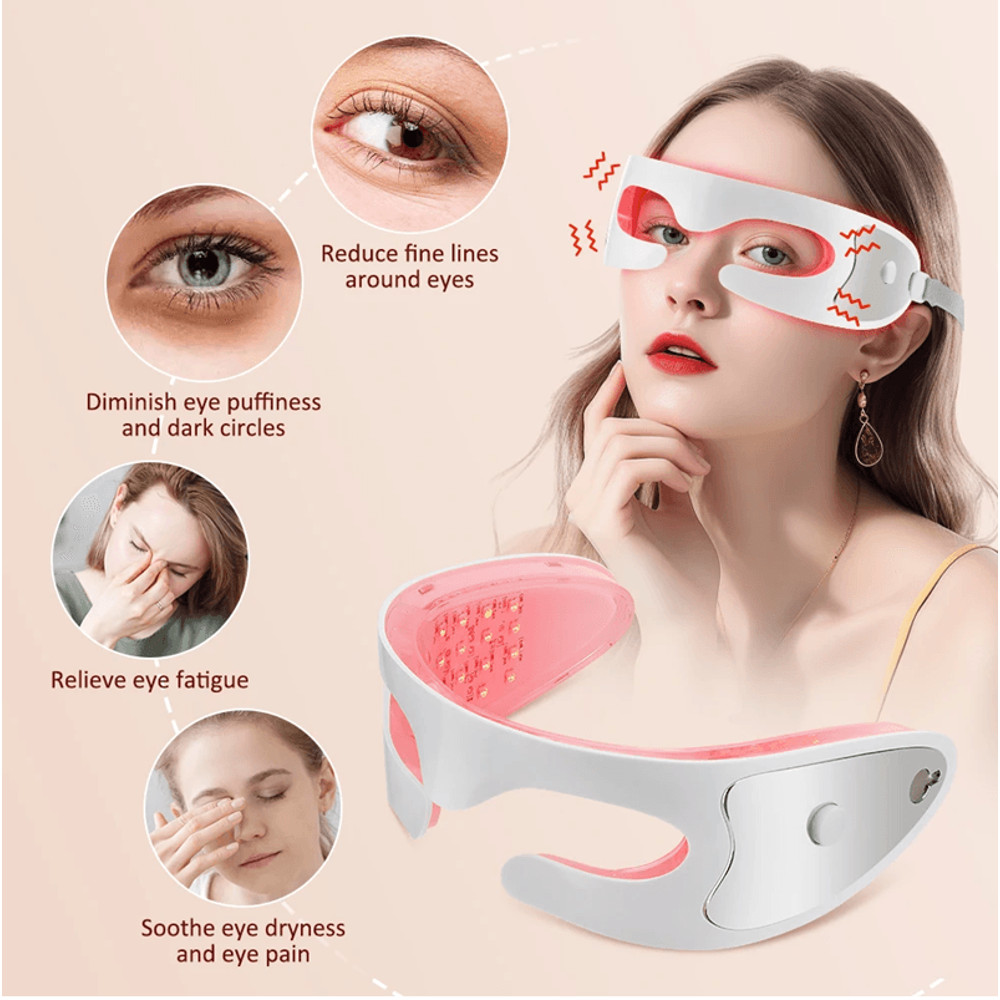 ReviveGlow Vibration Eye Massager With LED Light Therapy 1