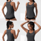Womens V Neck Sleeveless Yoga Top Loose Fit Workout Tank For Gym And Running 1