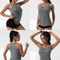 Womens V Neck Sleeveless Yoga Top Loose Fit Workout Tank For Gym And Running 2