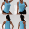 Womens V Neck Sleeveless Yoga Top Loose Fit Workout Tank For Gym And Running 4