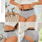Womens Cotton Briefs 3 Pack Seamless Plus Size Breathable Underwear 1
