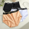 Womens Cotton Briefs 3 Pack Seamless Plus Size Breathable Underwear 6