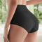 High Waisted Tummy Control Womens Cotton Panties 4 Pack Breathable Underwear 1