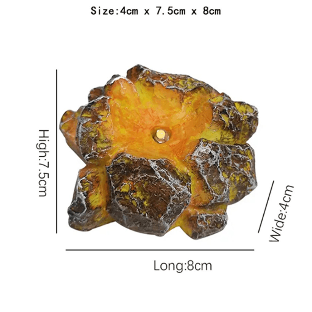 Lava Dragon Egg Resin Statue Crystal Dinosaur Egg Sculpture Home Decor 2