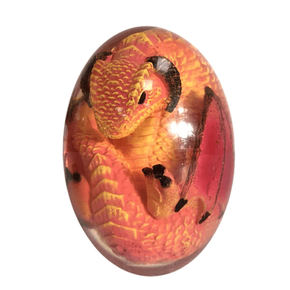 Lava Dragon Egg Resin Statue Crystal Dinosaur Egg Sculpture Home Decor 6
