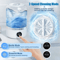 Portable Cordless Mini Washing Machine USB Rechargeable Travel Laundry Washer 1