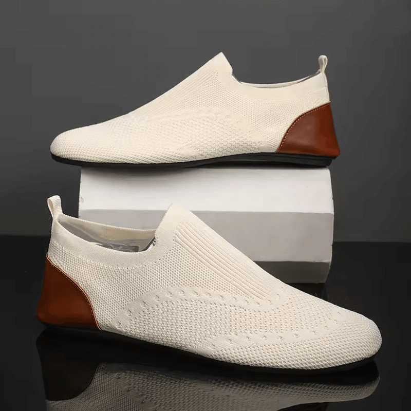 Mens Slip On Loafers Breathable Casual Walking Shoes With Soft Sole 1