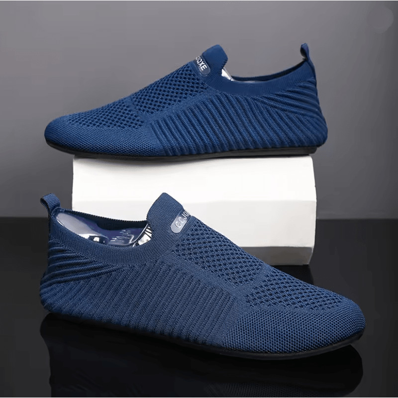 Mens Slip On Loafers Breathable Casual Walking Shoes With Soft Sole 3