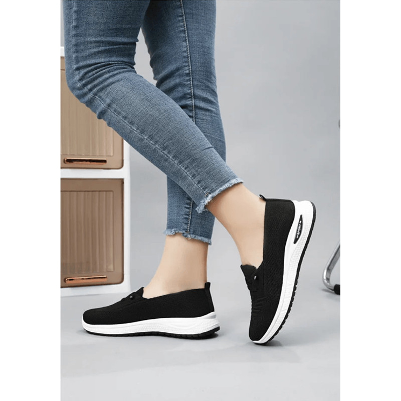 Womens Casual Mesh Sneakers Breathable Chunky Sole Walking Shoes 1