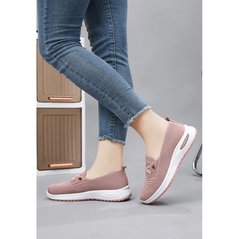 Womens Casual Mesh Sneakers Breathable Chunky Sole Walking Shoes 5